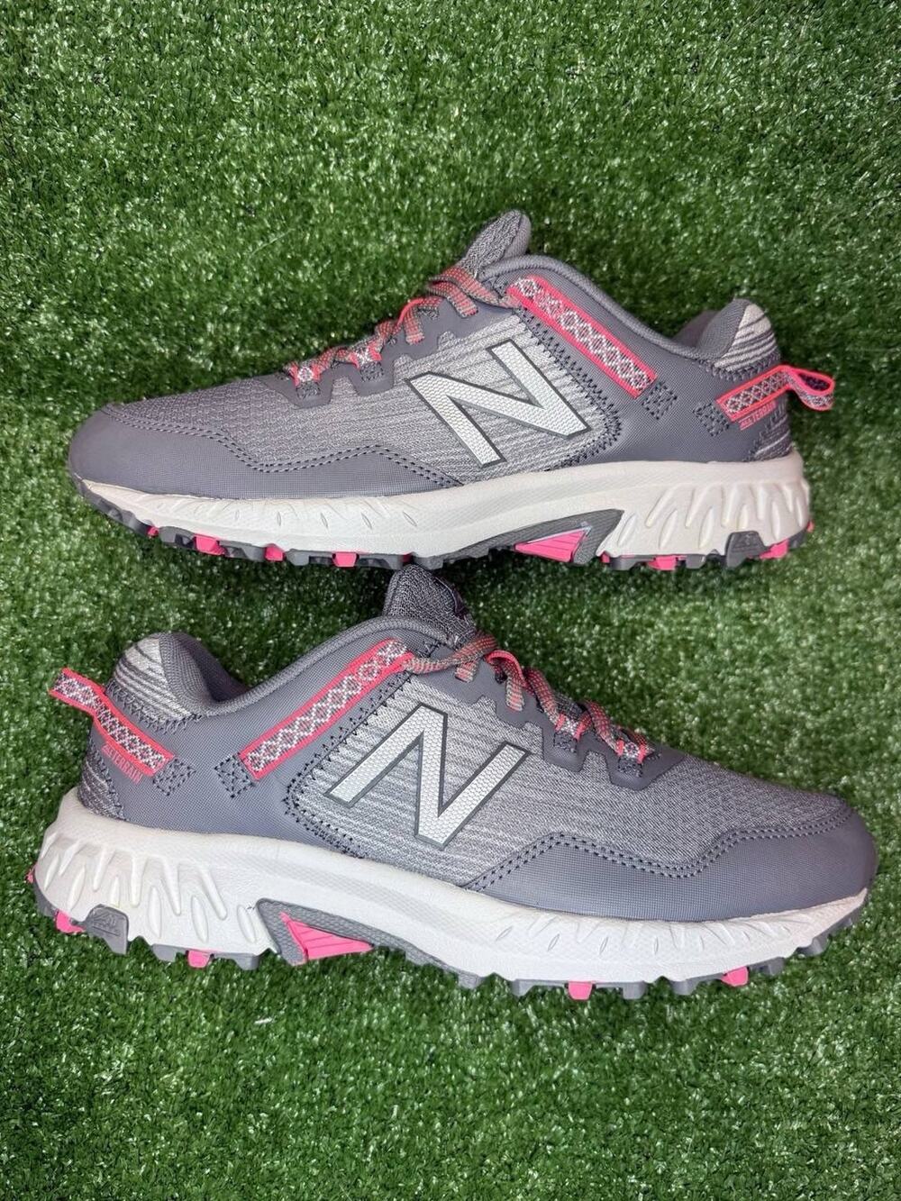 New Balance Womens 410 V6Trail Running Shoes 9 5 Size Pink Gray Trail Sneakers